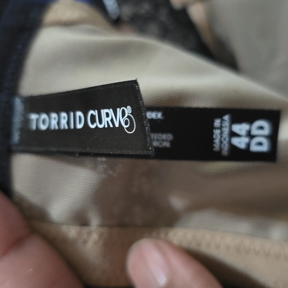 Torrid Curve Unlined Balconette Black Lace Underwire Bra 44DD NWT - Picture 8 of 8